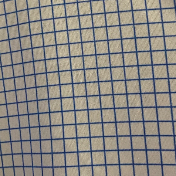 NWT COLLARS & CO MENS SIZE 2XLTALL Light Blue Grid POLO Shirt - Picture 11 of 12